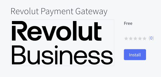 BigCommerce - Revolut Payment Gateway app