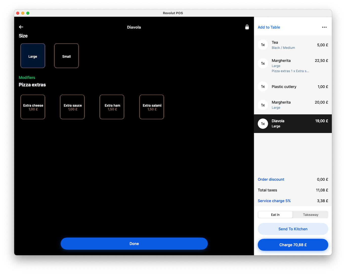 Revolut POS app: Add product