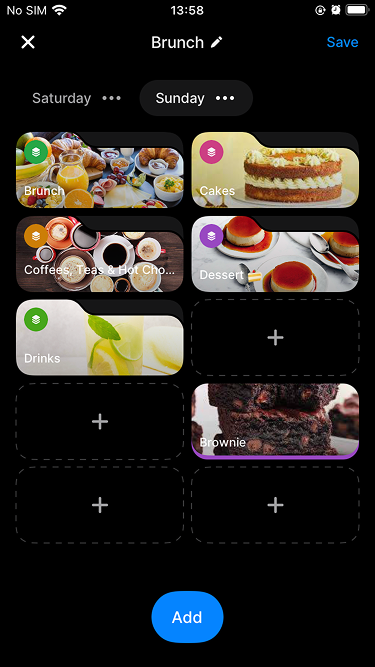 Revolut POS app: Catalogue