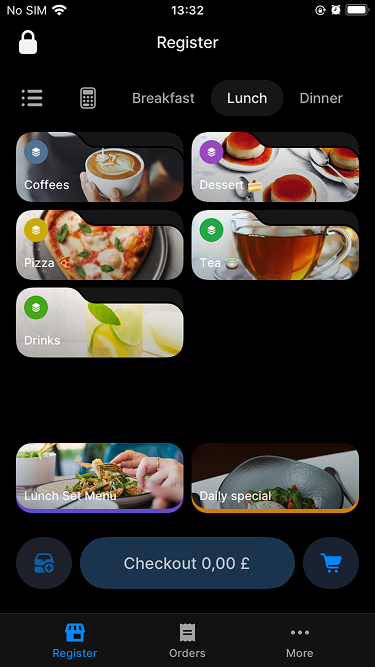 Revolut POS iPhone app: Register
