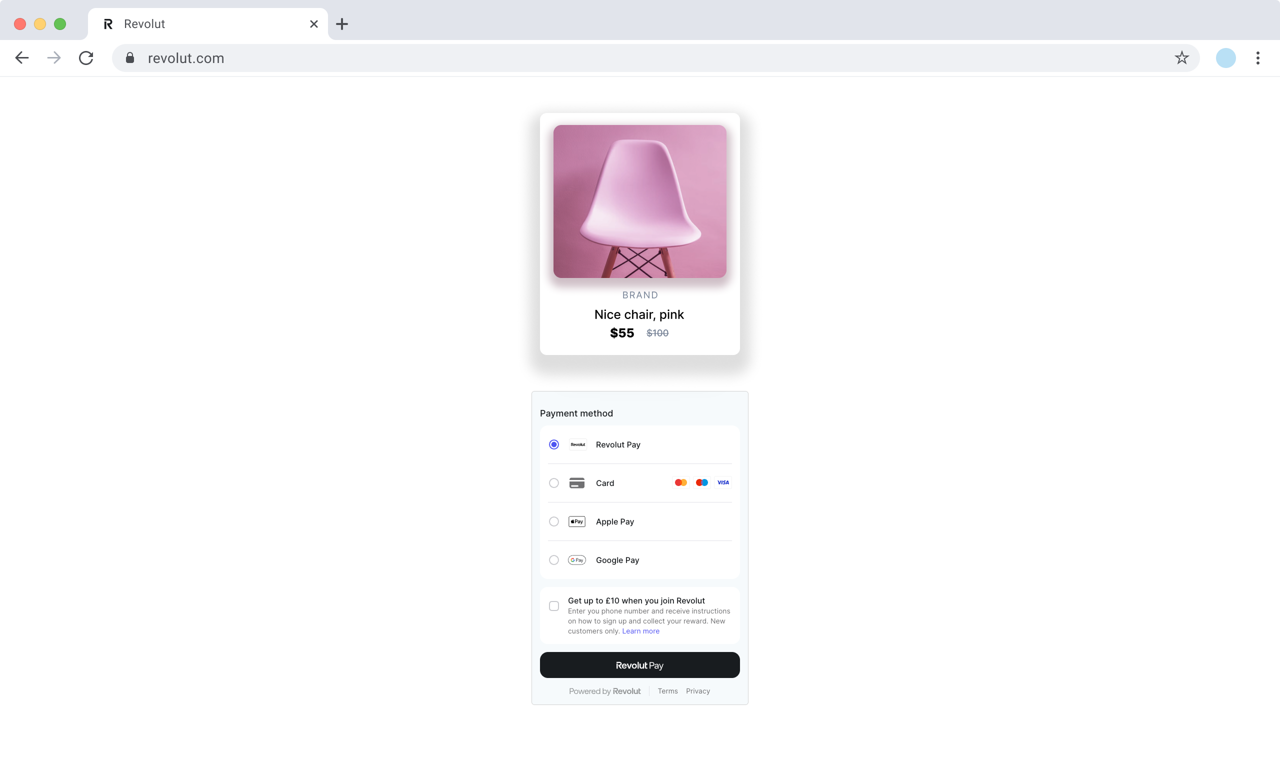 Revolut Checkout Revolut Checkout