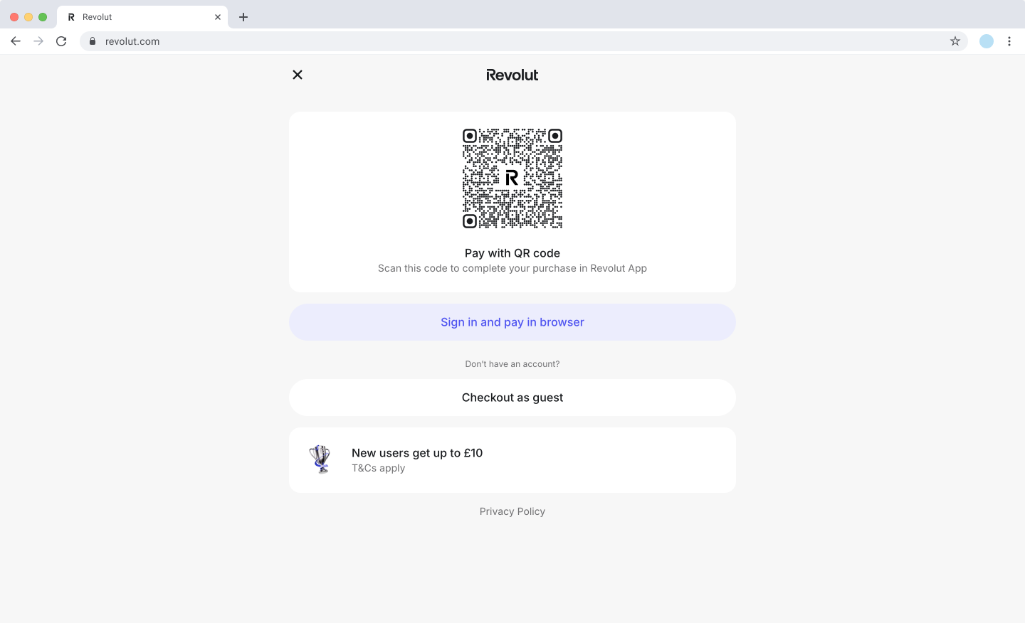 Shopify - Revolut Pay